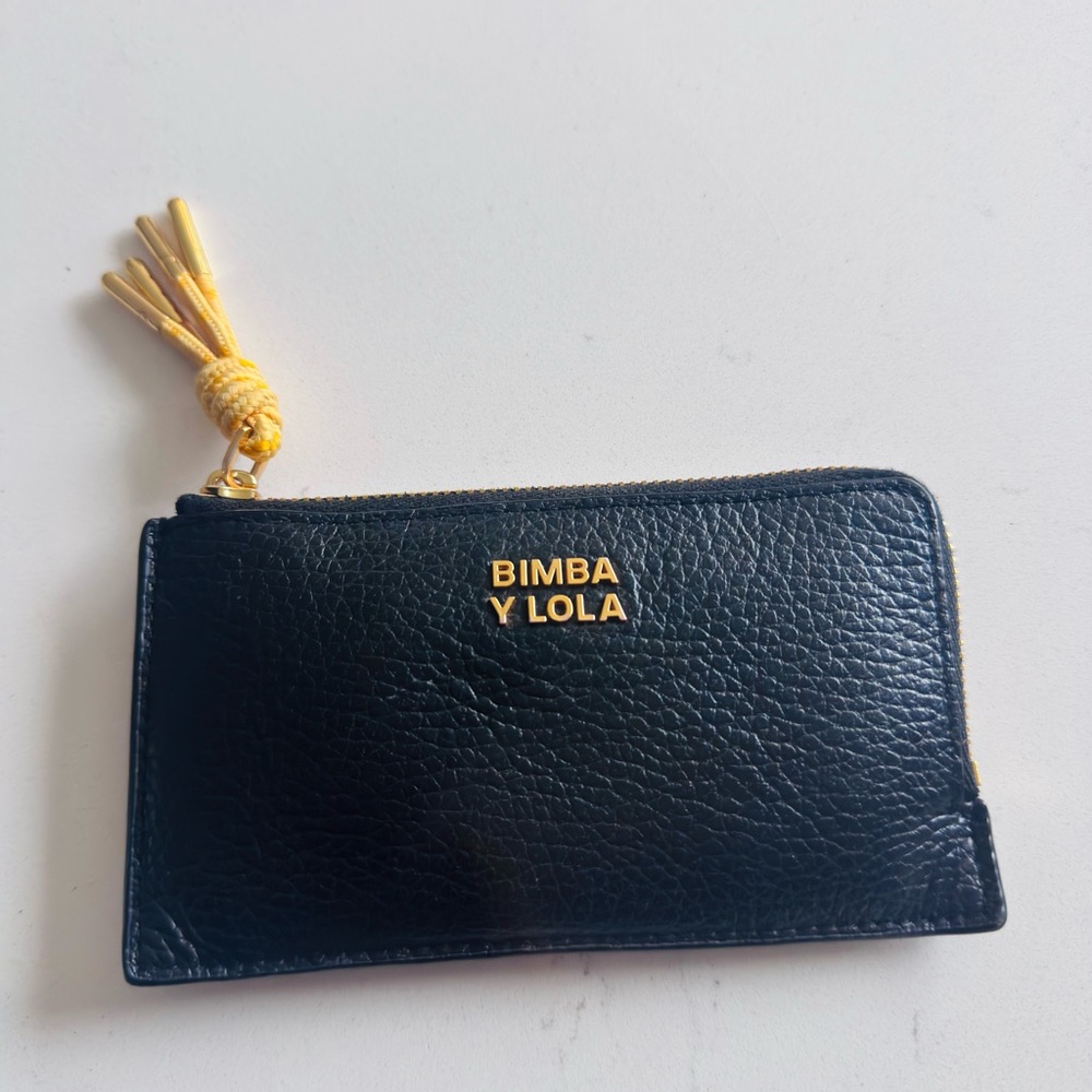 Bimba Y Lola Black Leather Wallet